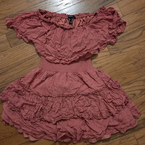 forever 21 dusty pink dress Women's Short Elegant Casual Dress